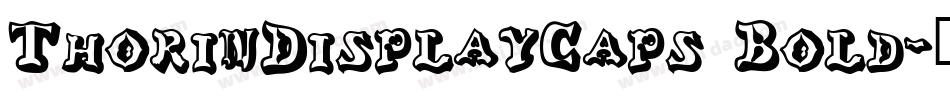 ThorinDisplayCaps Bold字体转换
